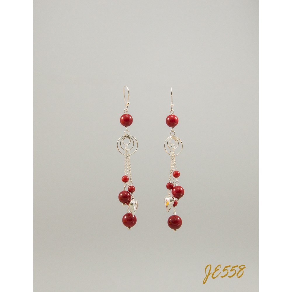 JE558 Red Agate Earring JE558 Red Agate Earring