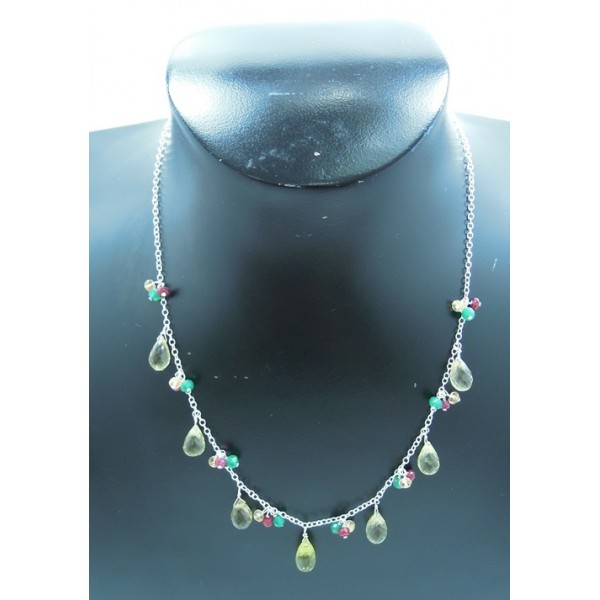 JN689 Lemon Quartz Necklace JN689 Lemon Quartz Necklace