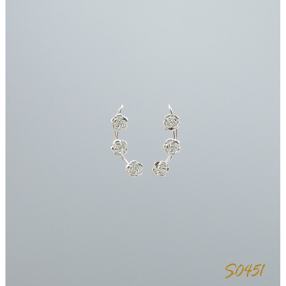 S0451 Plain Silver Earring S0451 Plain Silver Earring