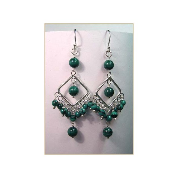 E0063 Malakite Earring E0063 Malakite Earring