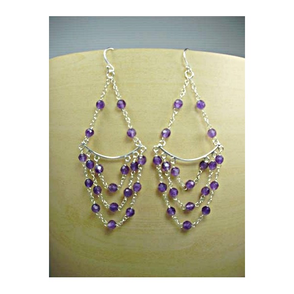 E0368 Amethyst Earring E0368 Amethyst Earring