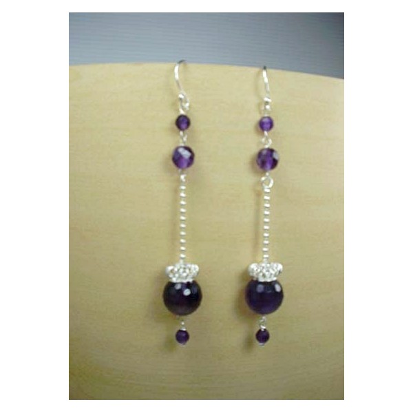 E0375 Amethyst Earring E0375 Amethyst Earring