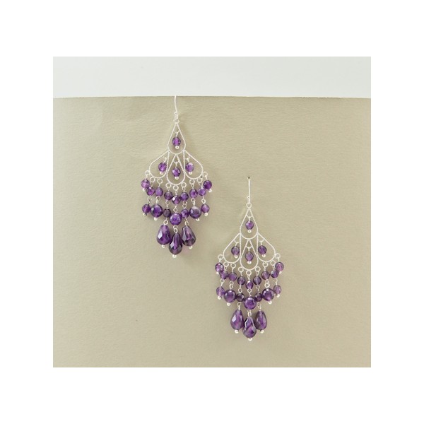 JE156/1 Amethyst Earring JE156/1 Amethyst Earring