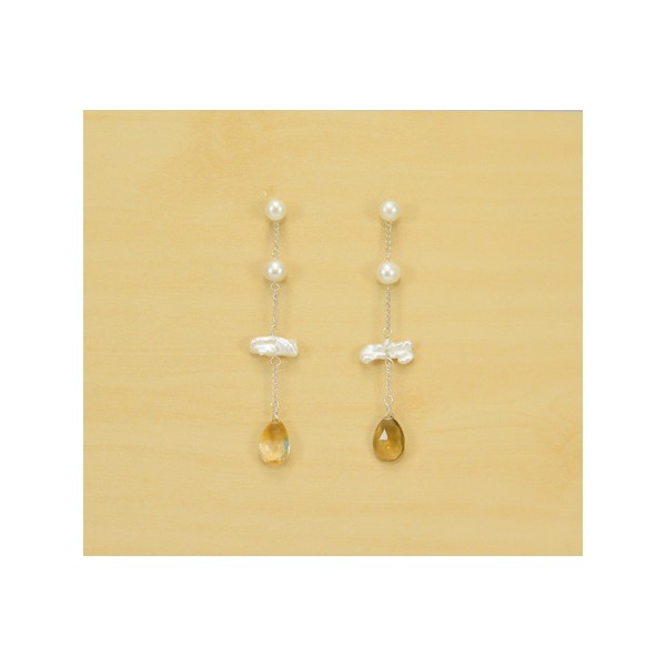 JE207 Lemon Quartz Earring JE207 Lemon Quartz Earring
