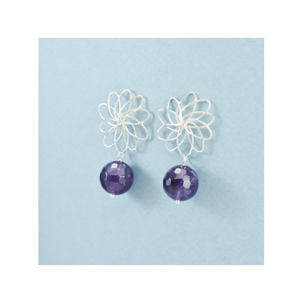 JE237 Amethyst Earring JE237 Amethyst Earring