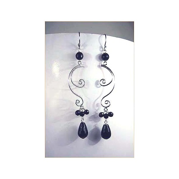 E0105 Onyx Earring E0105 Onyx Earring