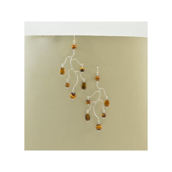 JE277 Tiger Eye Earring JE277 Tiger Eye Earring