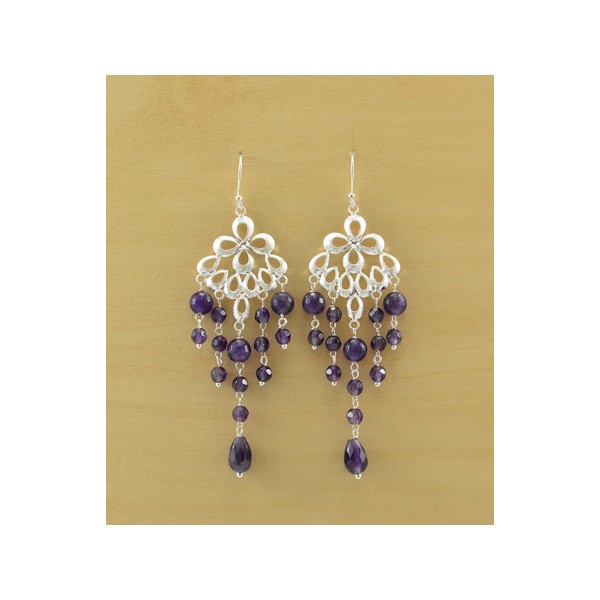 JE285 Amethyst Earring JE285 Amethyst Earring