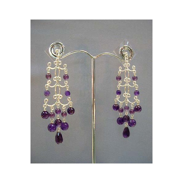 E0229 Amethyst Earring E0229 Amethyst Earring