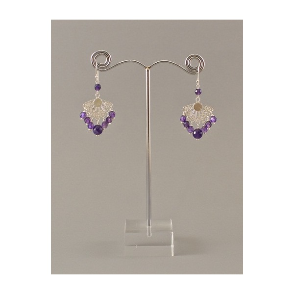 JE132 Amethyst Earring JE132 Amethyst Earring