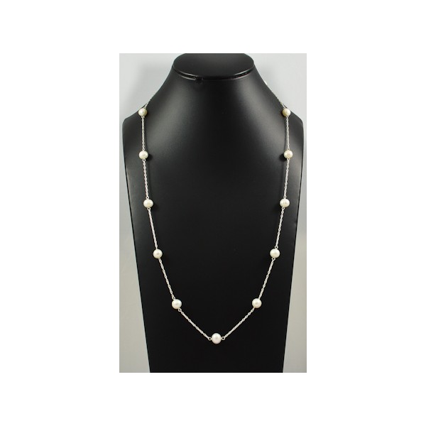 JNSU1181 White Pearl Necklace JNSU1181 White Pearl Necklace