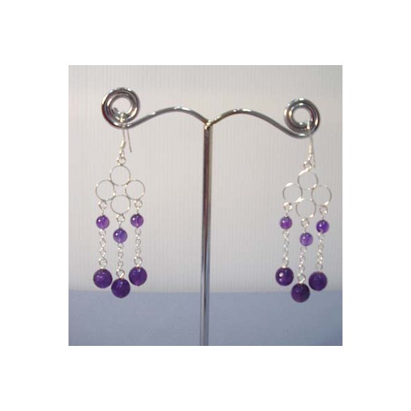 E0295 Amethyst Earring E0295 Amethyst Earring