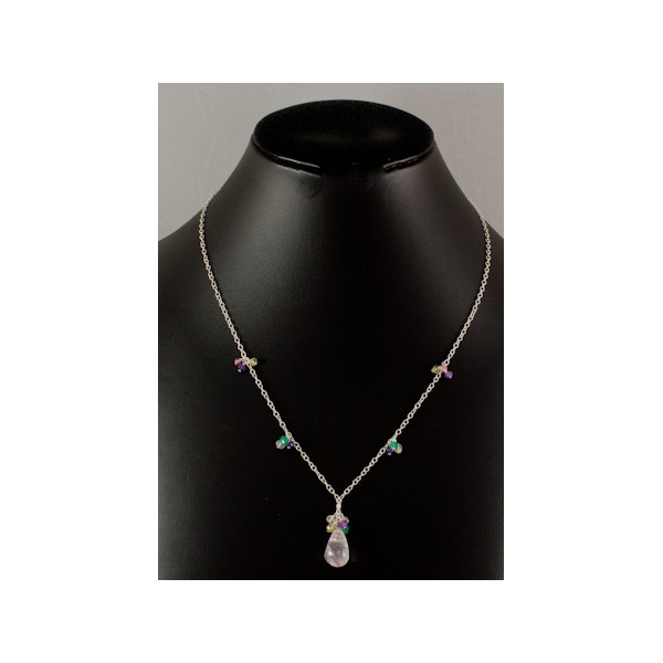JNSU1084 Rose Quartz Necklace JNSU1084 Rose Quartz Necklace