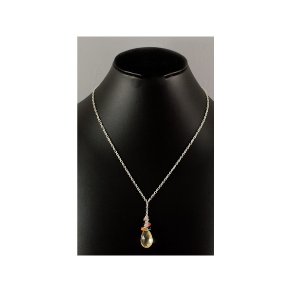 JNSU1136 Lemon Quartz Necklace JNSU1136 Lemon Quartz Necklace