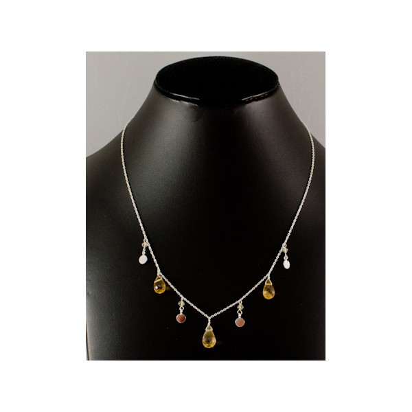 JNSU1169 Lemon Quartz Necklace JNSU1169 Lemon Quartz Necklace