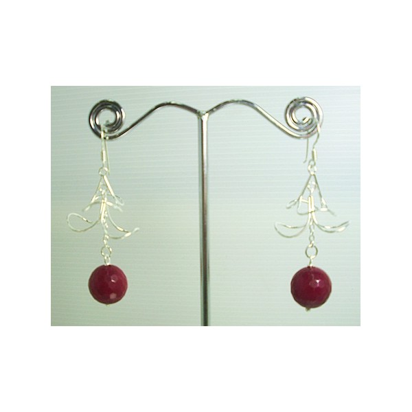 E0337 Ruby Agate Earring E0337 Ruby Agate Earring