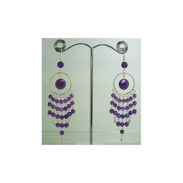 E0338 Amethyst Earring E0338 Amethyst Earring