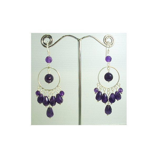 E0342 Amethyst Earring E0342 Amethyst Earring