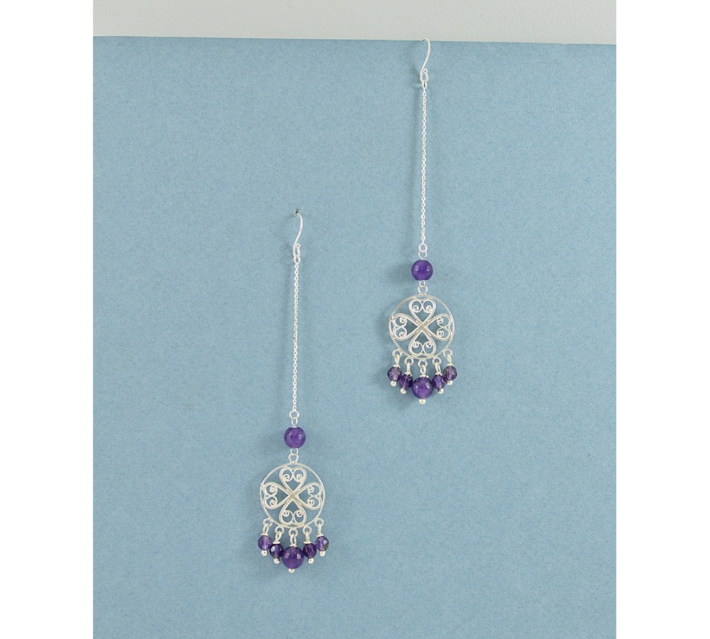 JE429 Amethyst Earring JE429 Amethyst Earring