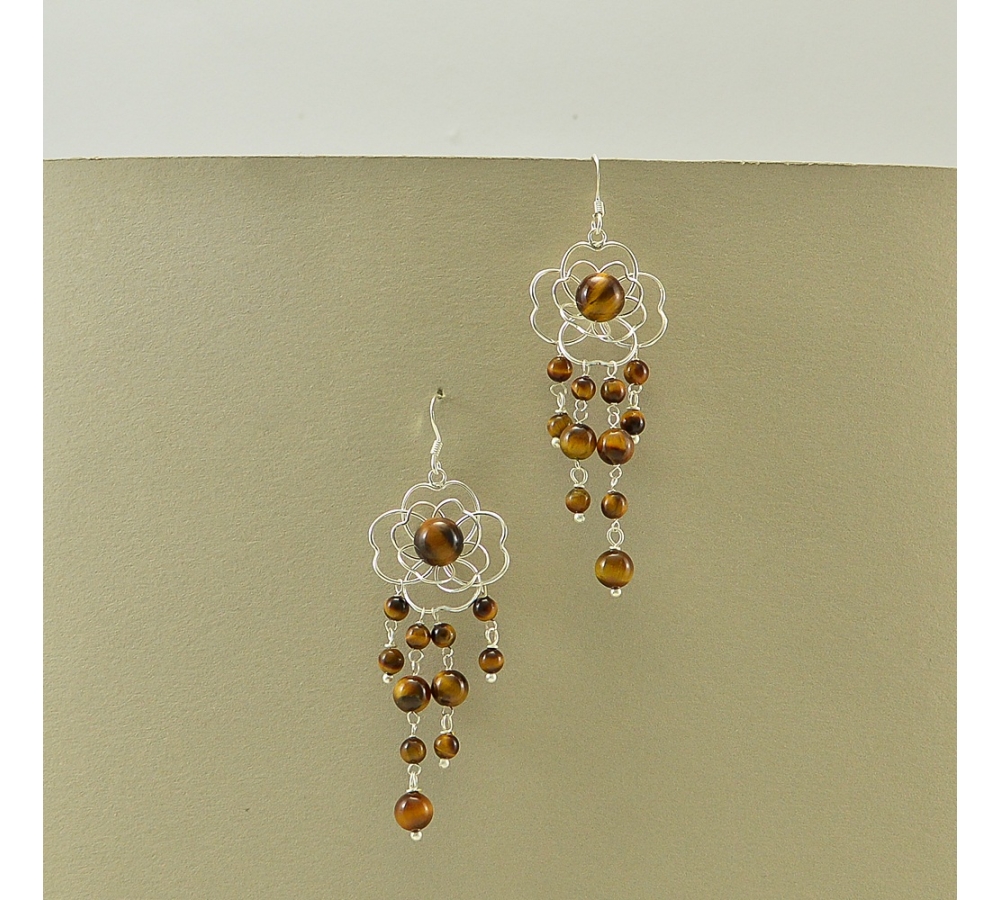JE424 Tiger Eye Earring JE424 Tiger Eye Earring