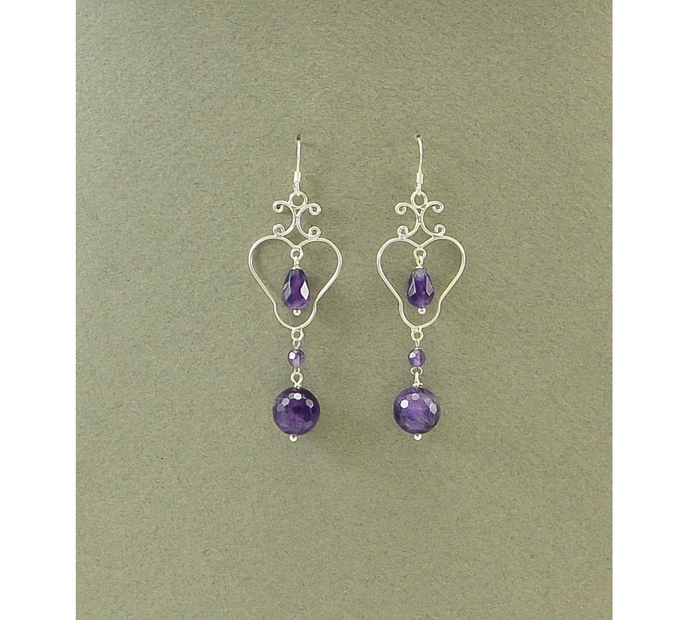 JE422 Amethyst Earring JE422 Amethyst Earring