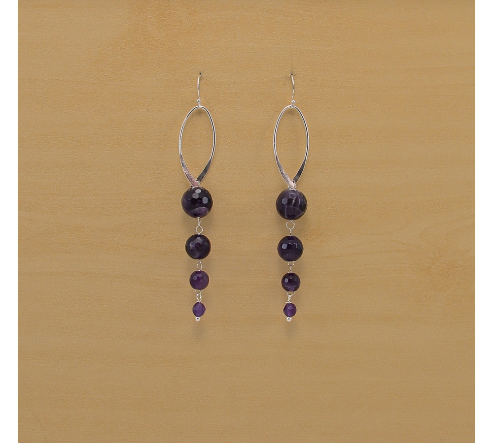 JE 413 Amethyst Earring JE 413 Amethyst Earring