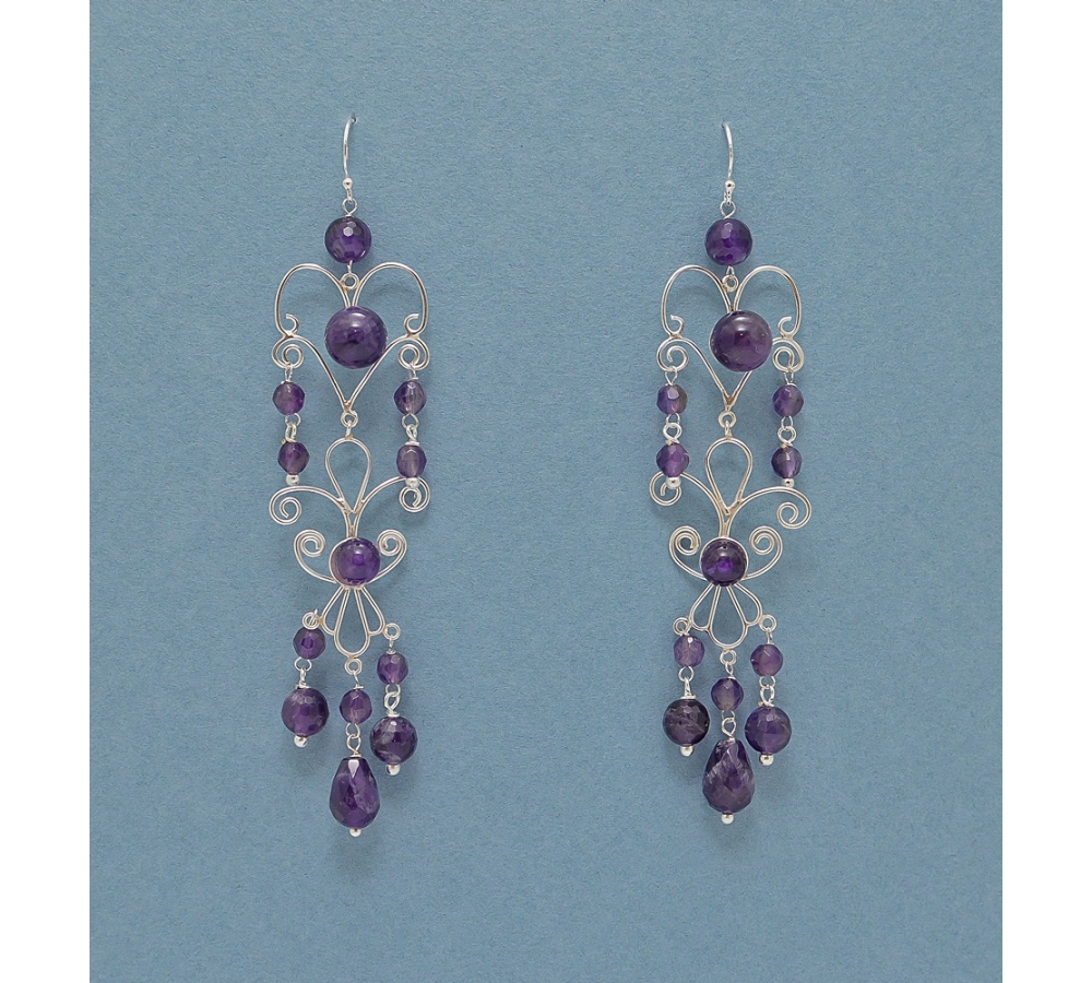 JE 411 Amethyst Earring JE 411 Amethyst Earring