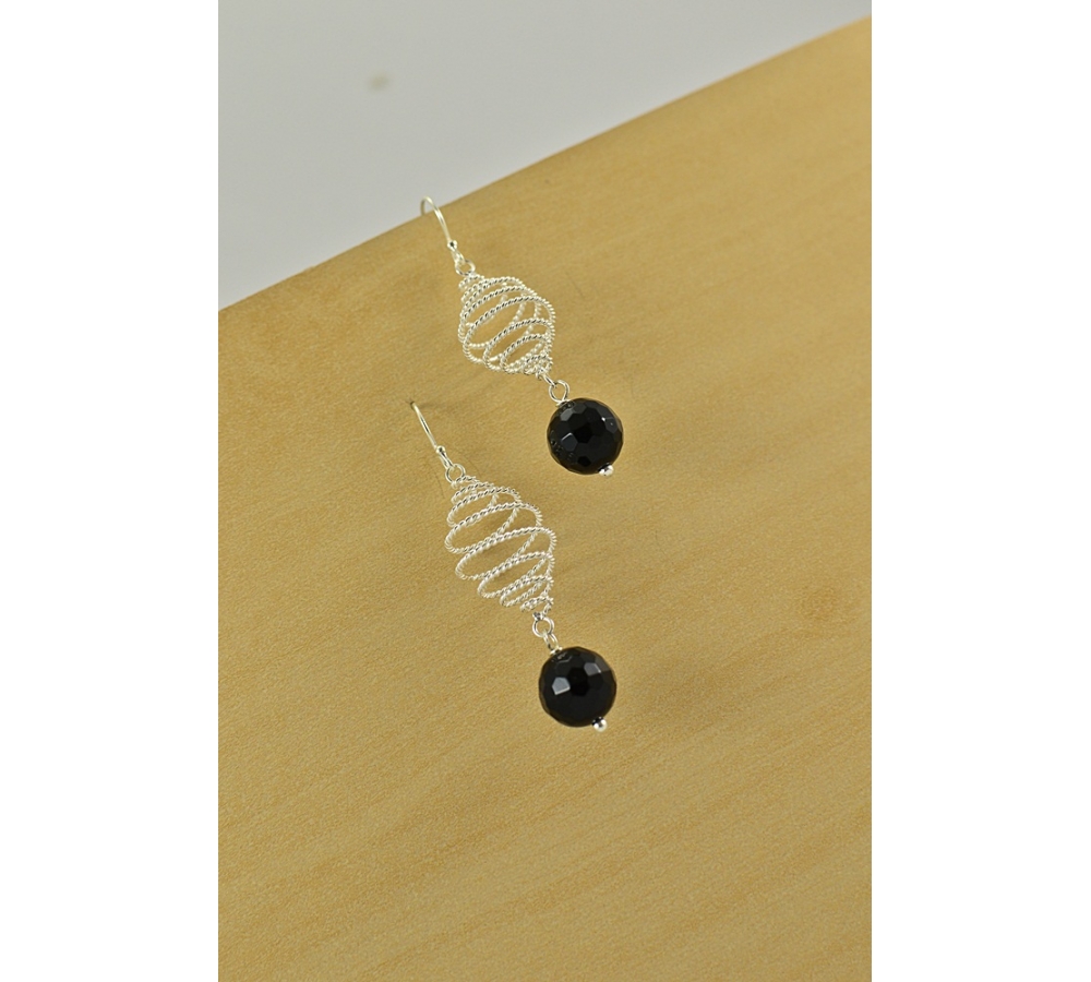 JE 404 Black Onyx Earring JE 404 Black Onyx Earring
