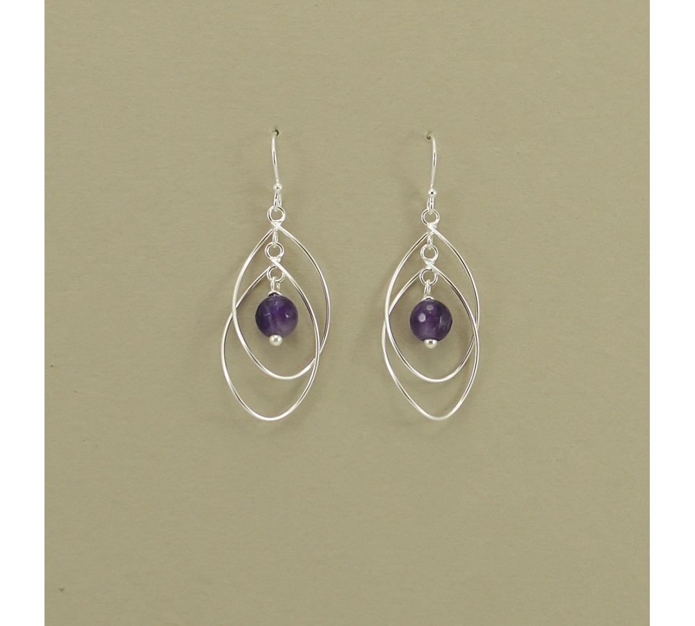 JE 403 Amethyst Earring JE 403 Amethyst Earring
