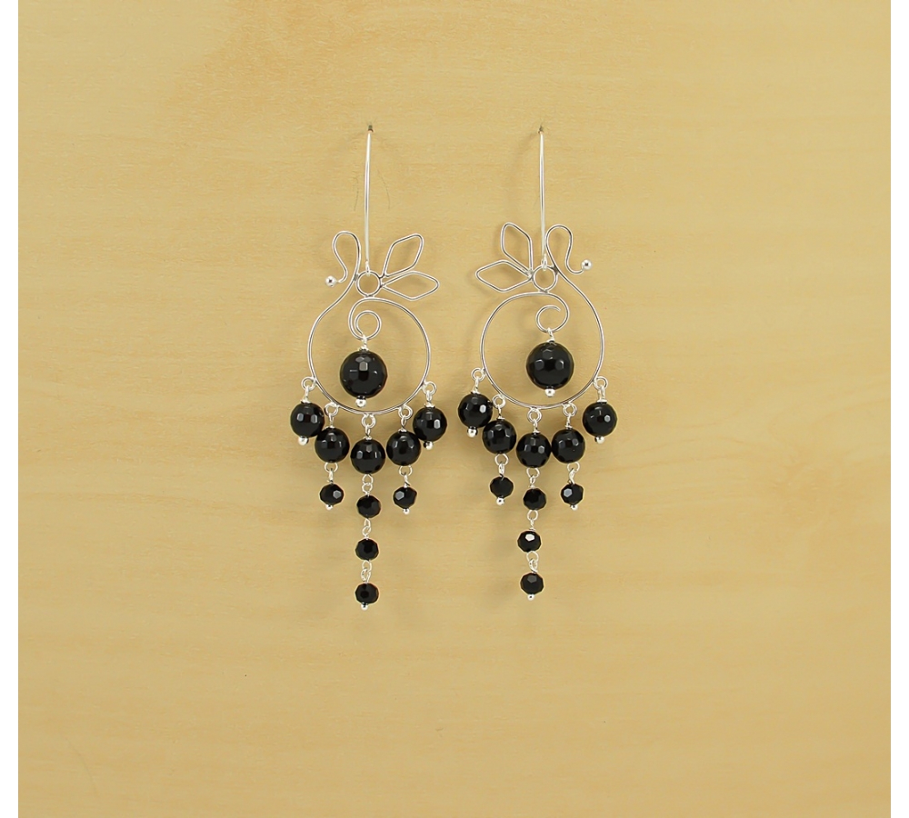 JE 400 Black Onyx Earring JE 400 Black Onyx Earring