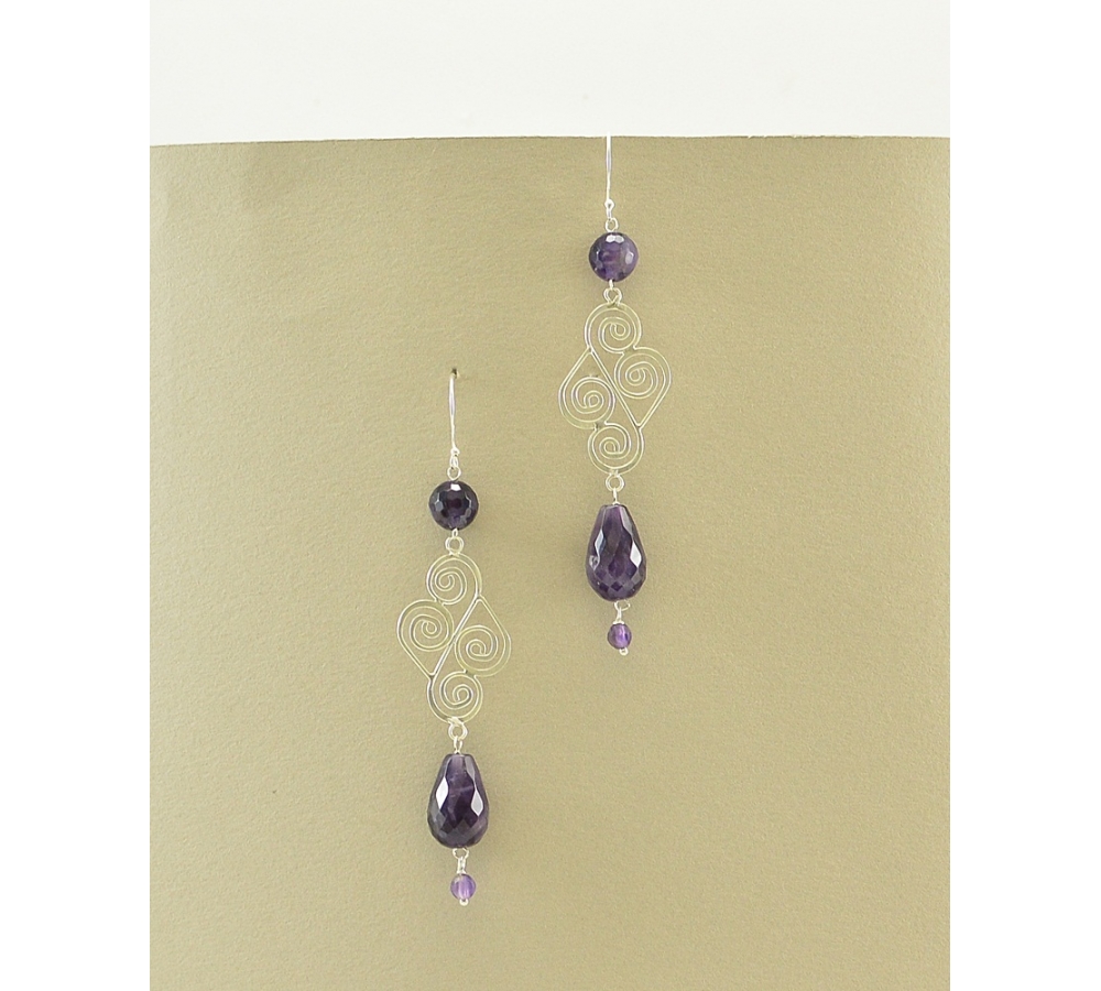 JE373 Amethyst Earring JE373 Amethyst Earring