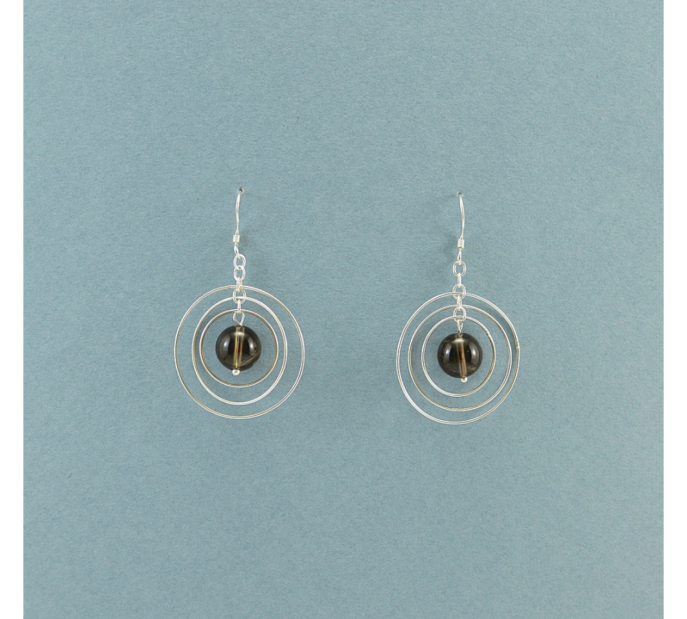JE332 Smoky Agate Earring JE332 Smoky Agate Earring
